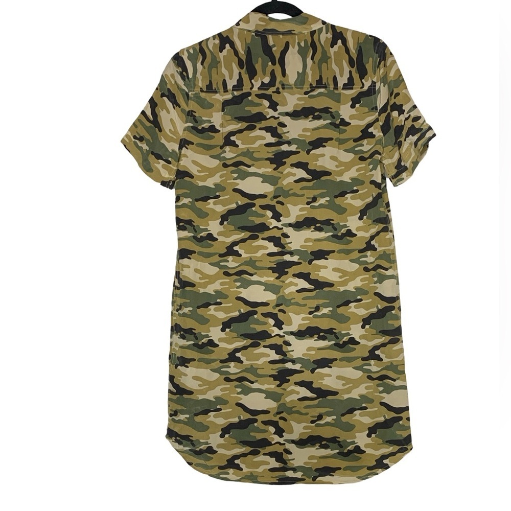Equipment Remy Silk Camo Utility Shirtdress - Picture 3 of 5